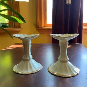 Lenox candle holders